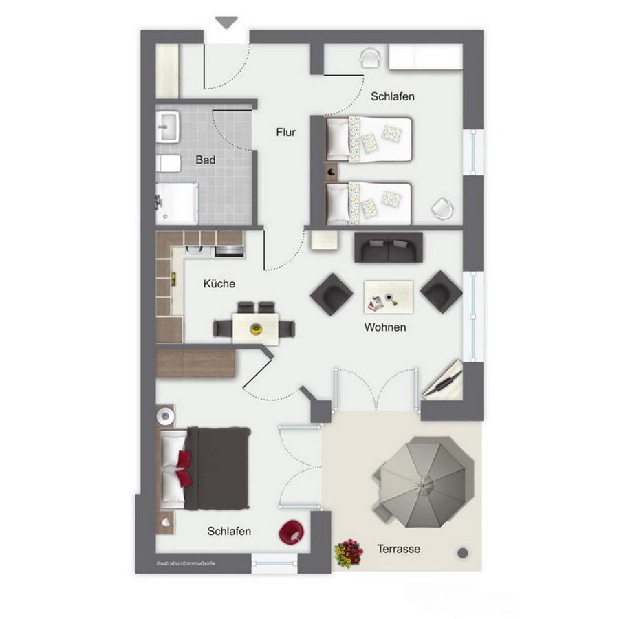 Duenenblick Wohnung 21 Boltenhagen  Buitenkant foto